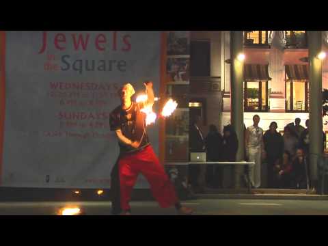 Fire Poi: Alien Jon & Thomas Nevisoul: 2009 Temple of Poi Fire Dancing Expo