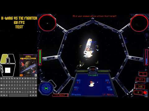 X-wing vs Tie Fighter 60 FPS 1080p