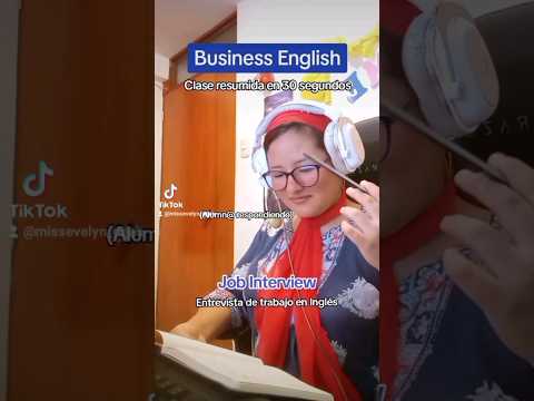 Entrevista de trabajo en Inglés 💵💼🗣