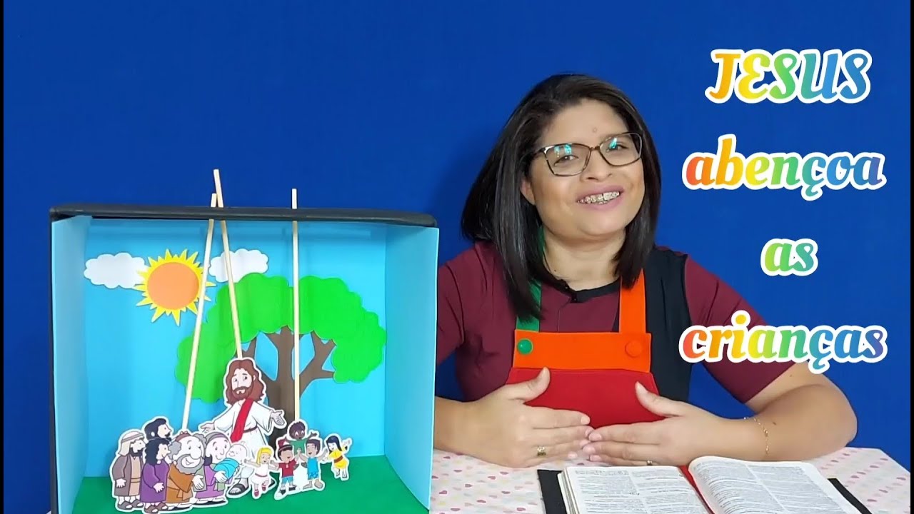 JESUS ABENÇOA AS CRIANÇAS
