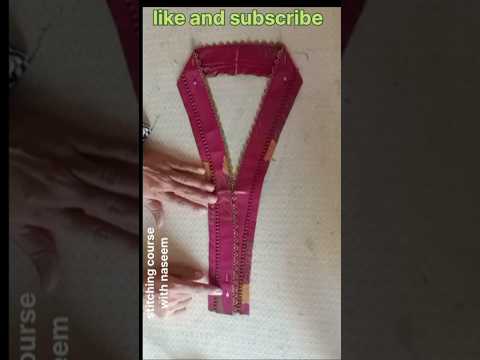 Chinese collar ki Patti cutting karnayka asaan tarika#viralshort #ytshort#stitchingcoursewithnaseem