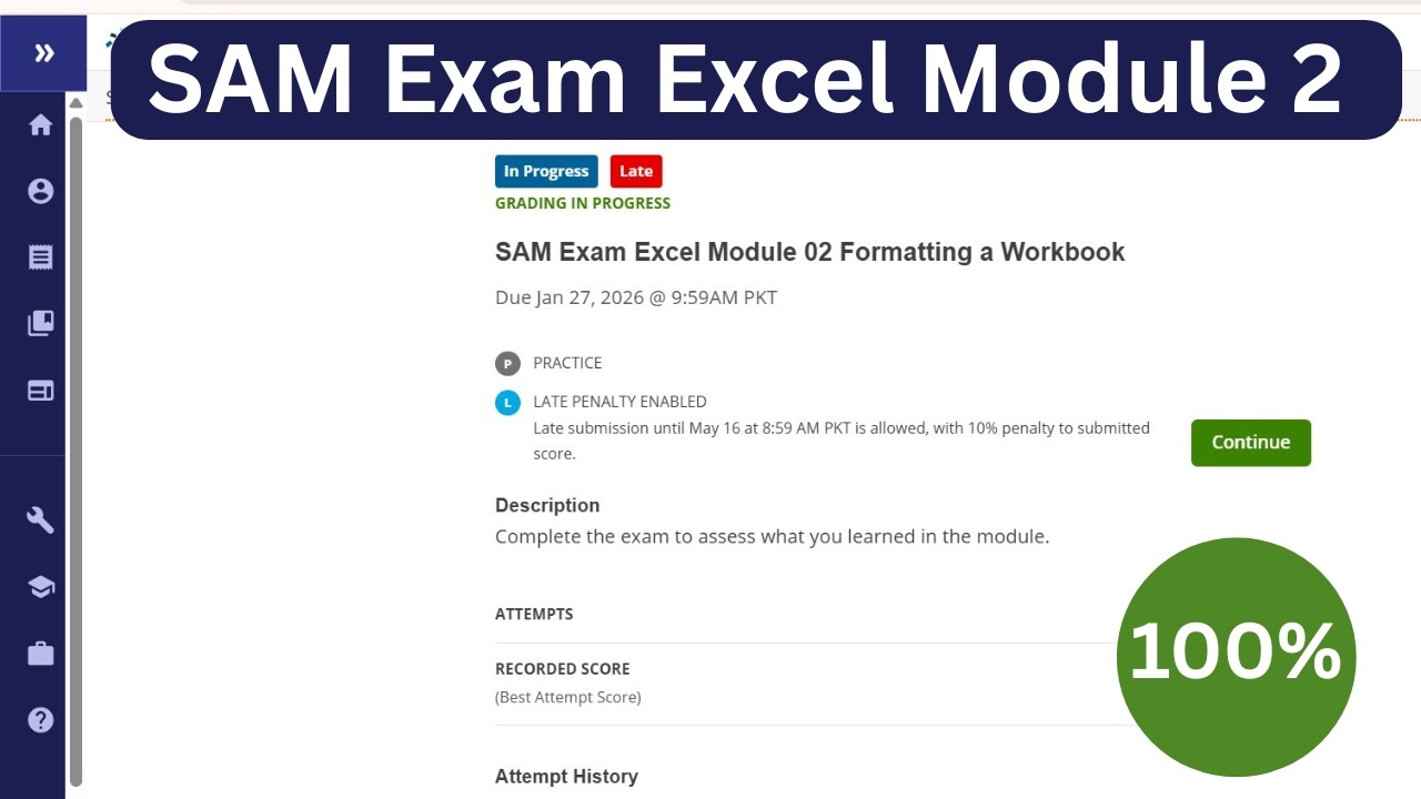 SAM Exam Excel Module 2 Formatting a Workbook #SAMEXAM