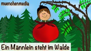 🎵 Ein Männlein steht im Walde - Kinderlieder deutsch | Kinderlieder zum Mitsingen - muenchenmedia