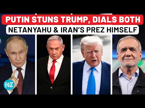 Iran Vs Israel's Biggest Twist Yet: Putin Directly Calls Netanyahu & Pezeshkian, Checkmates Trump
