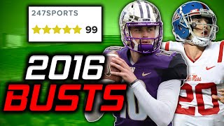 The WORST QB Class EVER SEEN (What Happened to the 2016 QB Recruiting Class) | College Football