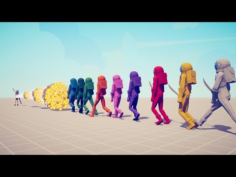 AMONG US FACTION vs EVERY GOD - Totally Accurate Battle Simulator TABS