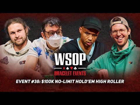 Phil Ivey, Adrian Mateos & Isaac Haxton at WSOP $100K High Roller!