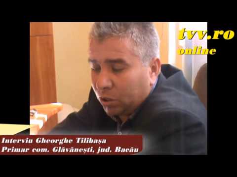 Glavanesti, jud  Bacau - Interviu primar Gheorghe Tilibasa