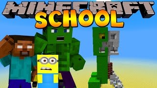 Minecraft School : HOW TO MAKE A CREEPER