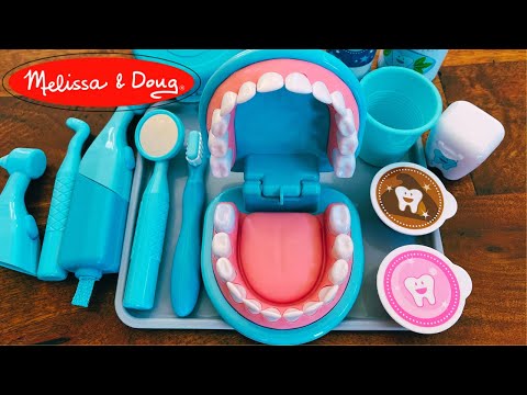 Melissa and Doug Dentist Set ASMR Compilation | Dentist Videos | Dentist Toy | Unboxing Toys