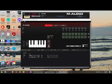 Preset Editor - M-Audio Oxygen Pro