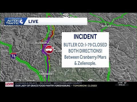 At least 18 vehicles involved in crashes on I-79 | 1 confirmed dead