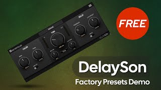 Best Free Delay Plugin? Sonimus Delayson Presets Demo | No Talking