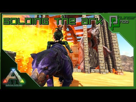Soloing the Ark S4E116 - BUILDING A WYVERN TRAPPING PEN