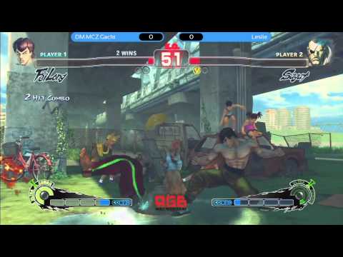 Press Start SSF4 AE 2012 DM Gackt (Fei) vs Leslie (Sagat)