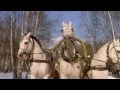 Новогодняя тема - песня "Три белых коня" из фильма "Чародеи" HD 