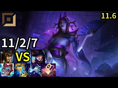 Cassiopeia Bot vs Caitlyn - KR Master | Patch 11.6