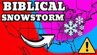 This Winter Storm Will Be INSANE - 72 Hour Forecast...