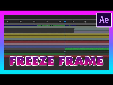 After Effects Tutorial: How to Freeze Frame Video