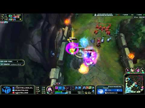 Imaqtpie on nightblue as a top laner