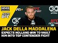 Jack Della Maddalena Expects Kevin Holland Win To Vault Him Into Top Contender Fight | Noche UFC