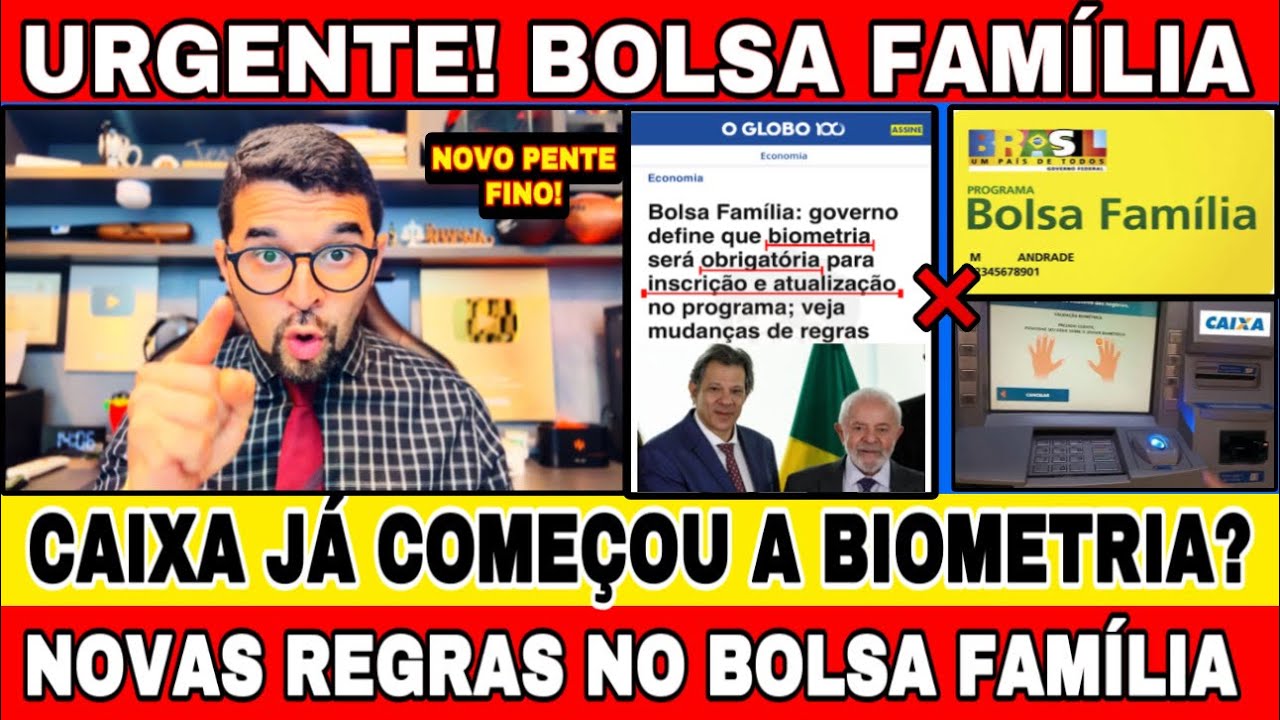 BOLSA FAMÍLIA: CAIXA ECONÔMICA JÁ COMEÇOU A FAZER A BIOMETRIA? AS NOVAS REGRAS JÁ ESTÃO VALENDO?