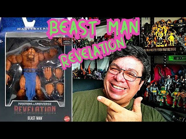 Vídeo relacionado con Masters of the Universe (Masters del Universo Revelation) Figura Beast Man, muñeco articulado de juguete (Mattel GYV16)