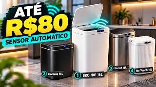 4 Lixeiras Inteligentes que MAIS Valem a Pena | Sensor Automático por Menos de R$80