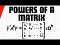 Powers Of A Matrix With Diagonalization Linear Algebra