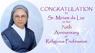 Sr Miriam da Luz's vocation story