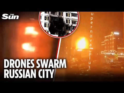 Ukrainian UAVs destroy Russian buildings IN SECONDS during brutal night of exchanges