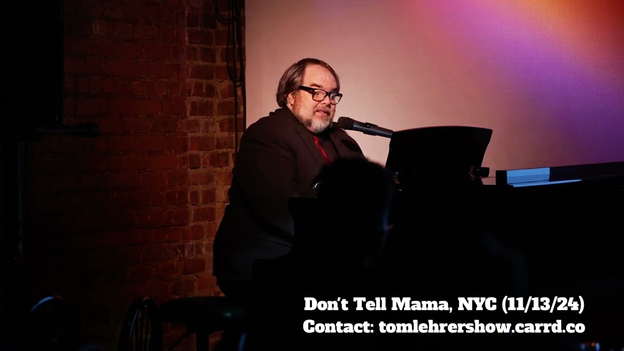 Promotional video thumbnail 1 for Tom Lehrer Tribute and Sing-Along