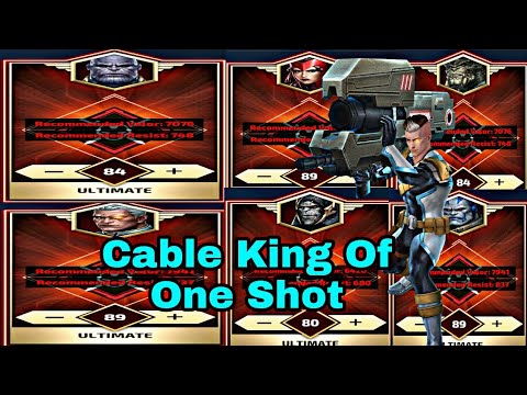 Cable X Of Swords Uniform Wbu One Shot King - Marvel Future Fight