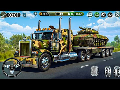 US Army Truck Simulator 🚚 | Military Cargo Transport Gameplay