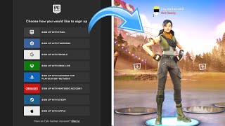 How to CREATE AN EPIC GAMES ACCOUNT (EASY METHOD)