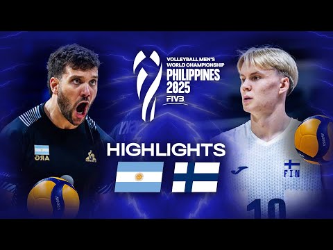 Argentina 🇦🇷 vs. Finland 🇫🇮 - Highlights | Men's World Championships 2025
