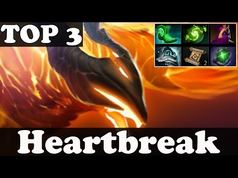 Dota 2 - Heartbreak TOP 3 in Dotabuff Phoenix vol 25 - Pub Match Gameplay