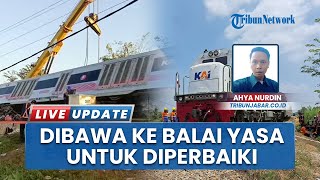 5 Gerbong KA Argo Bromo Anggrek Anjlok di Pagaden, Kini Dibawa ke Manggarai untuk Perbaikan