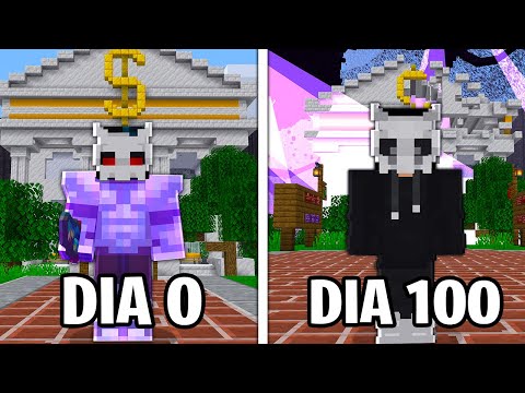 EU PASSEI 100 DIAS PROTEGENDO UMA CIDADE PERFEITA NO MINECRAFT - O FILME