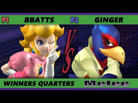 S@X 408 Online Winners Quarters - Ginger (Falco) Vs. Bbatts (Peach) Smash Melee - SSBM