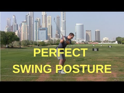 GOLF TIPS FOR PERFECT GOLF SWING SETUP AND POSTURE - how close you should stand to the golf ball