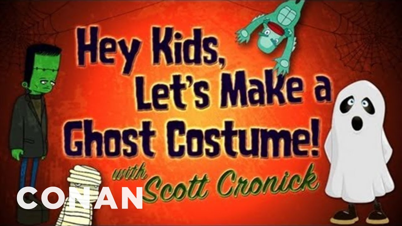 A Last-Minute Ghost Costume In 4 Simple Steps! | CONAN on TBS