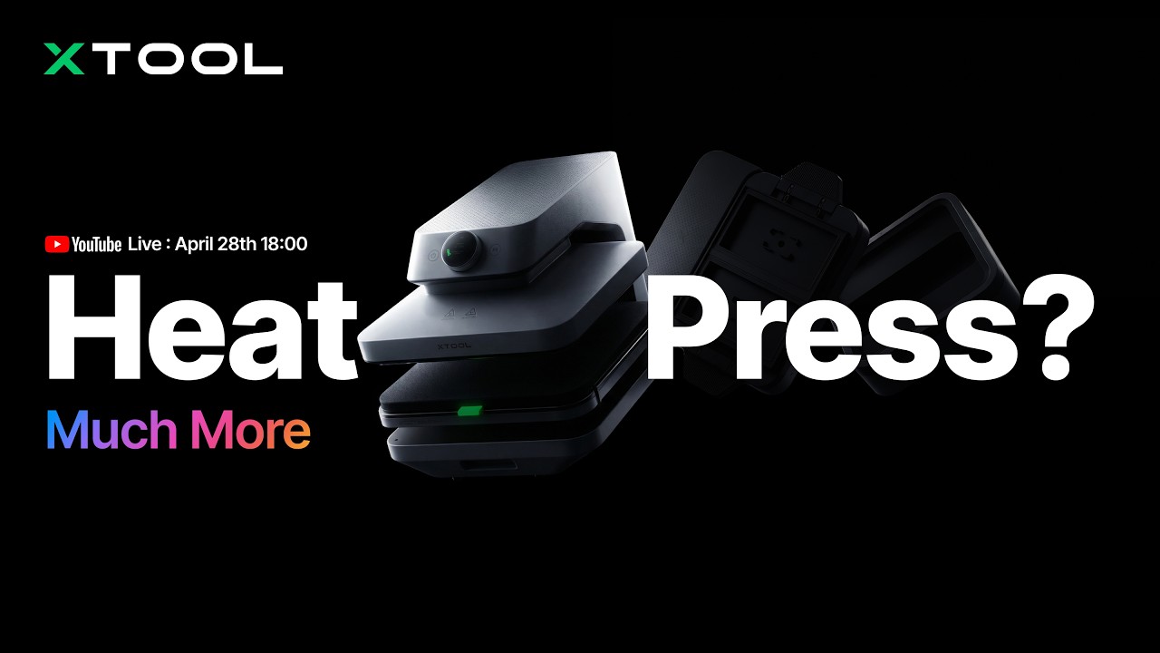 xTool WonderPress Reveal | The Most Creative 3D Auto Heat Press Ever - YouTube