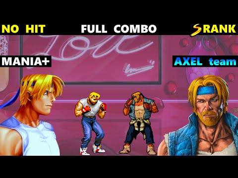 Streets of Rage 4 Stage 8 Full Combo Mania+ Axel & Axel SoR3 2 Players