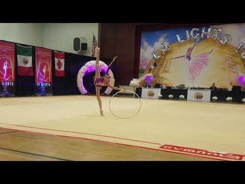 Sushchynaskya Aryna (Belarus) - 13.8 - Hoop - Level 10 Senior - LA Lights 2018