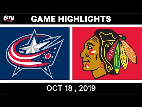 NHL Highlights | Blue Jackets vs. Blackhawks – Oct. 18, 2019