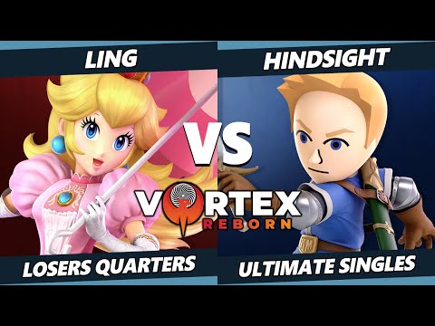 Vortex Legends 17 Losers Quarters - Ling (Peach) Vs. Hindsight (Mii Swordfighter) SSBU Ultimate