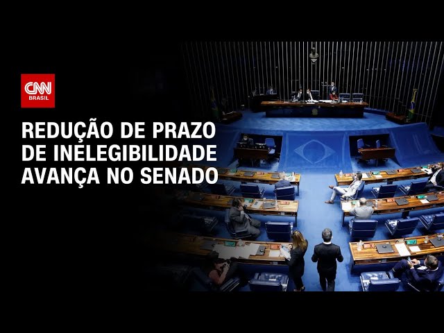 Redução de prazo de inelegibilidade avança no Senado | CNN Arena