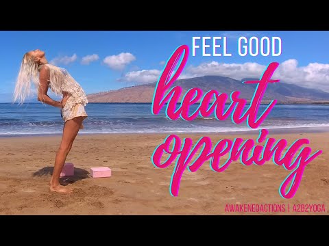 20 min HEART Opening FEEL GOOD Yoga | Yoga to Open and Balance Your Heart Chakra