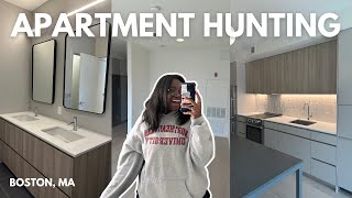 APARTMENT HUNT WITH ME: touring apartments in boston, ma